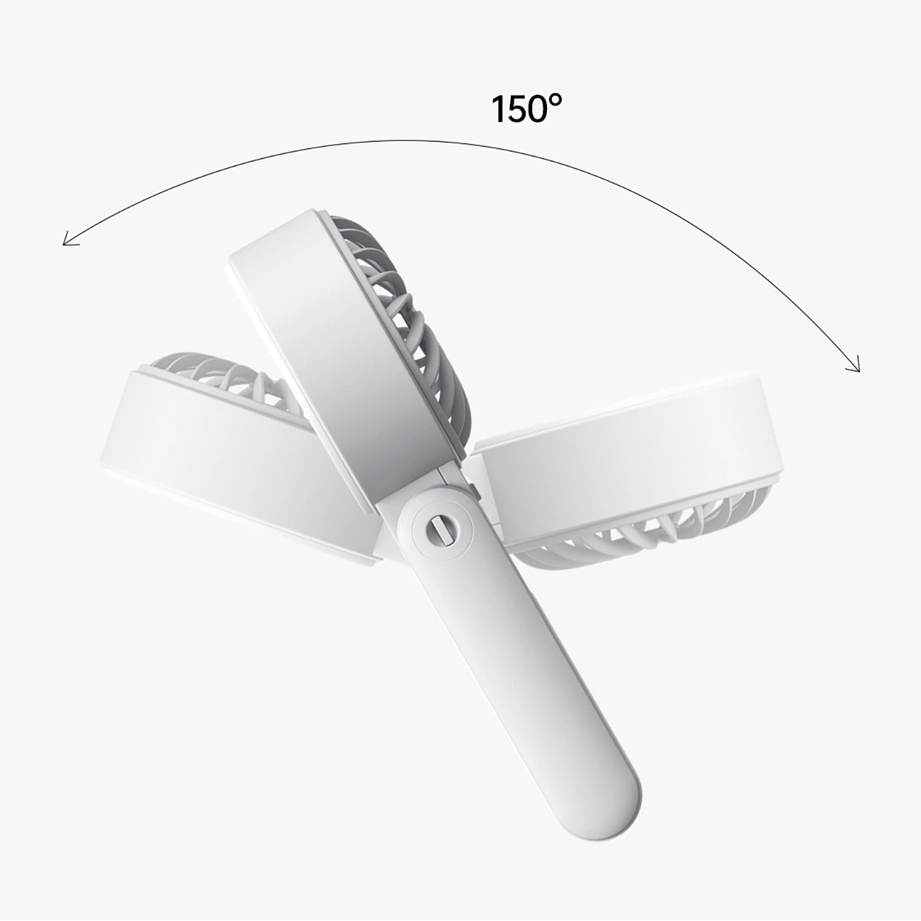 Jisulife Handheld Fan Life7 5000mAh Portable USB Fan - Gray_10