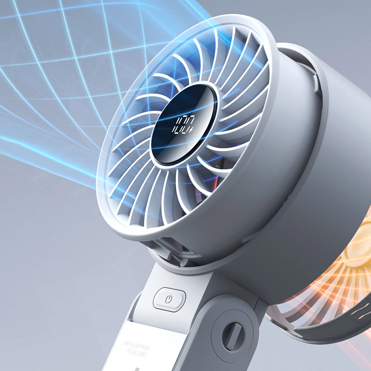 Jisulife Handheld Fan Life7 5000mAh Portable USB Fan - Gray_5