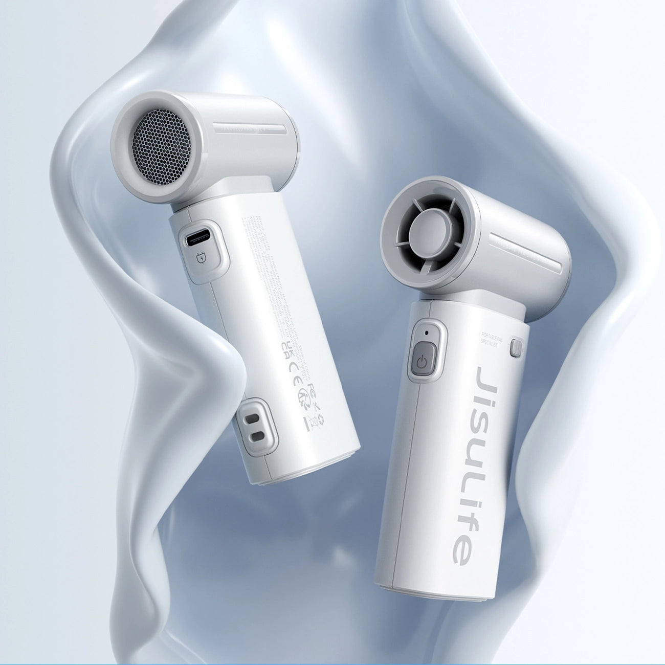 Jisulife Handheld Fan Life9 5000mAh Portable USB Fan - Gray_5