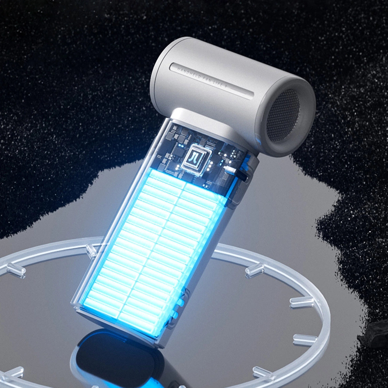 Jisulife Handheld Fan Life9 5000mAh Portable USB Fan - Gray_6