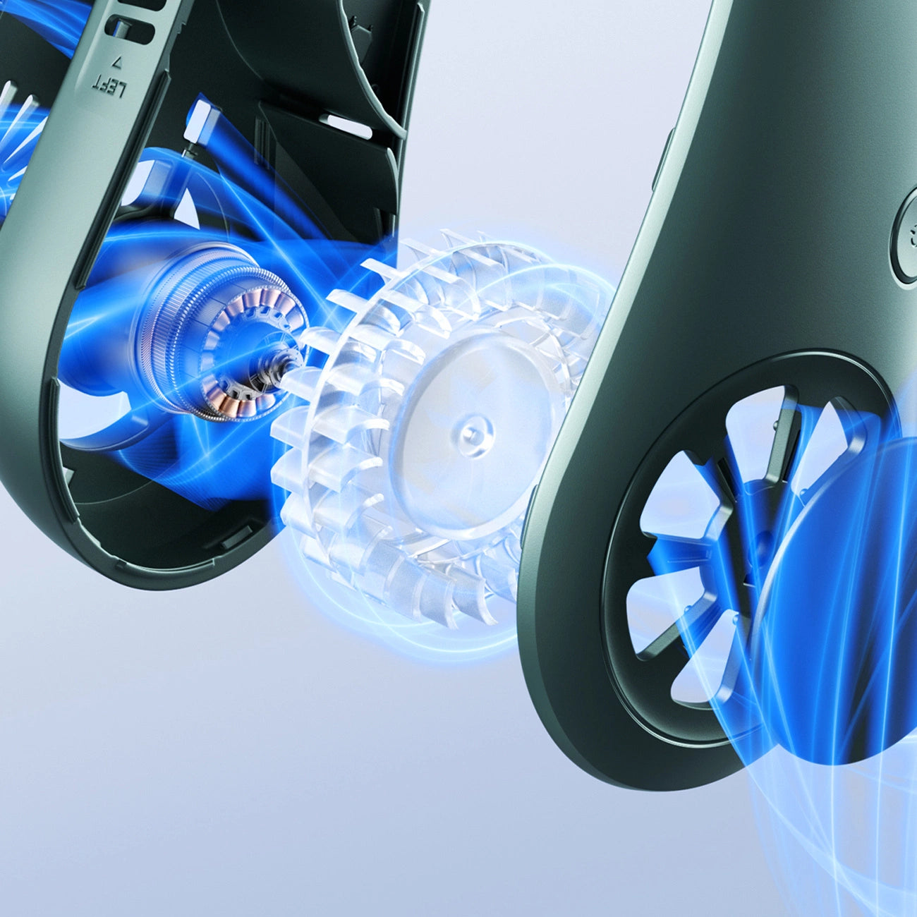 Jisulife Neck Fan Life3 Portable USB Neck Fan - Green_12