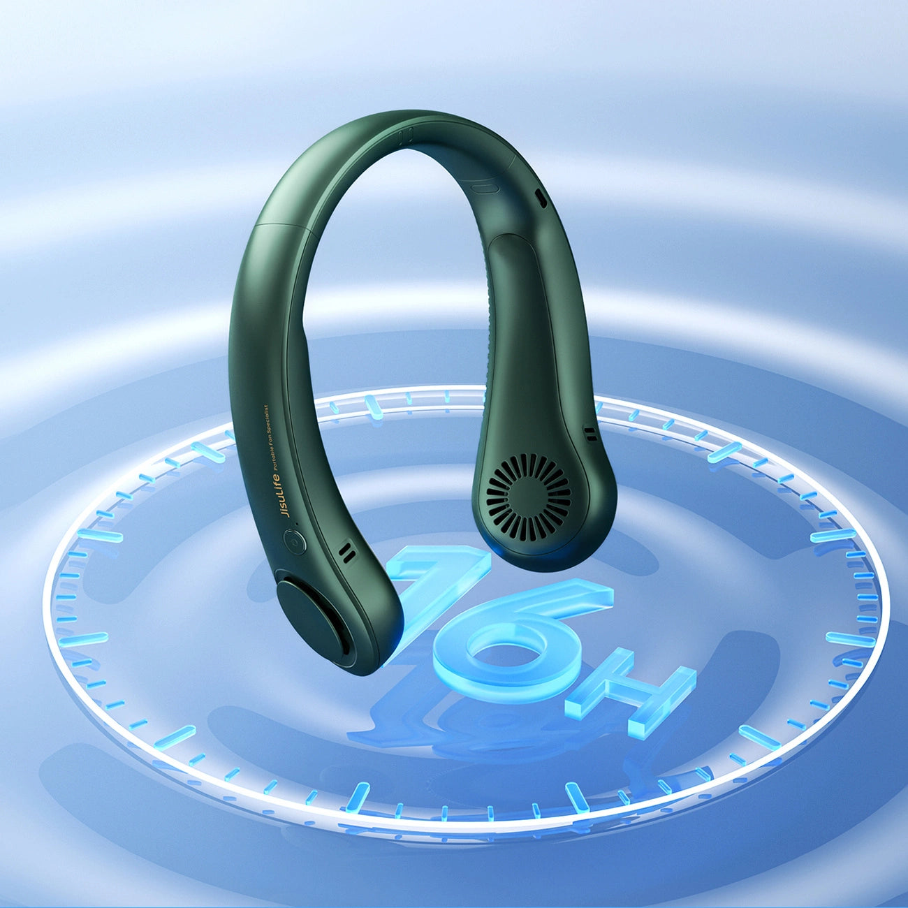 Jisulife Neck Fan Life3 Portable USB Neck Fan - Green_2