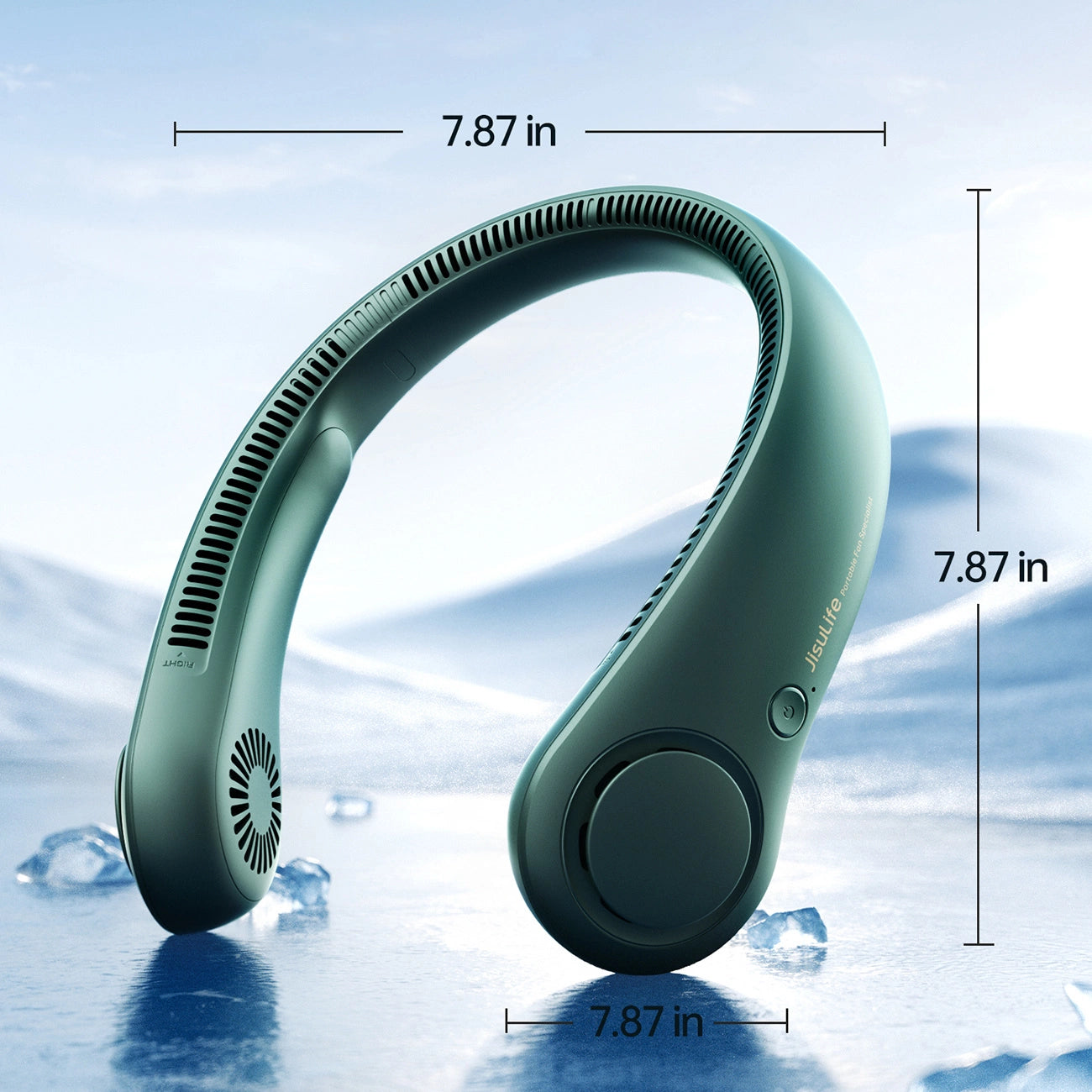 Jisulife Neck Fan Life3 Portable USB Neck Fan - Green_4