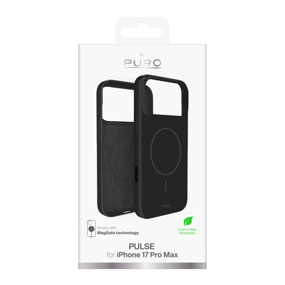 Puro Pulse Protective Case for iPhone 17 Pro Max Polycarbonate - Black_1