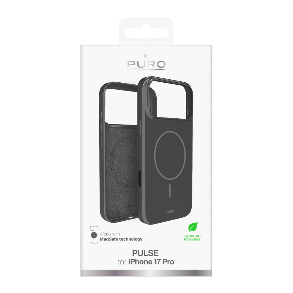 Puro Pulse iPhone 17 Pro Polycarbonate Protective Case - Gray_1