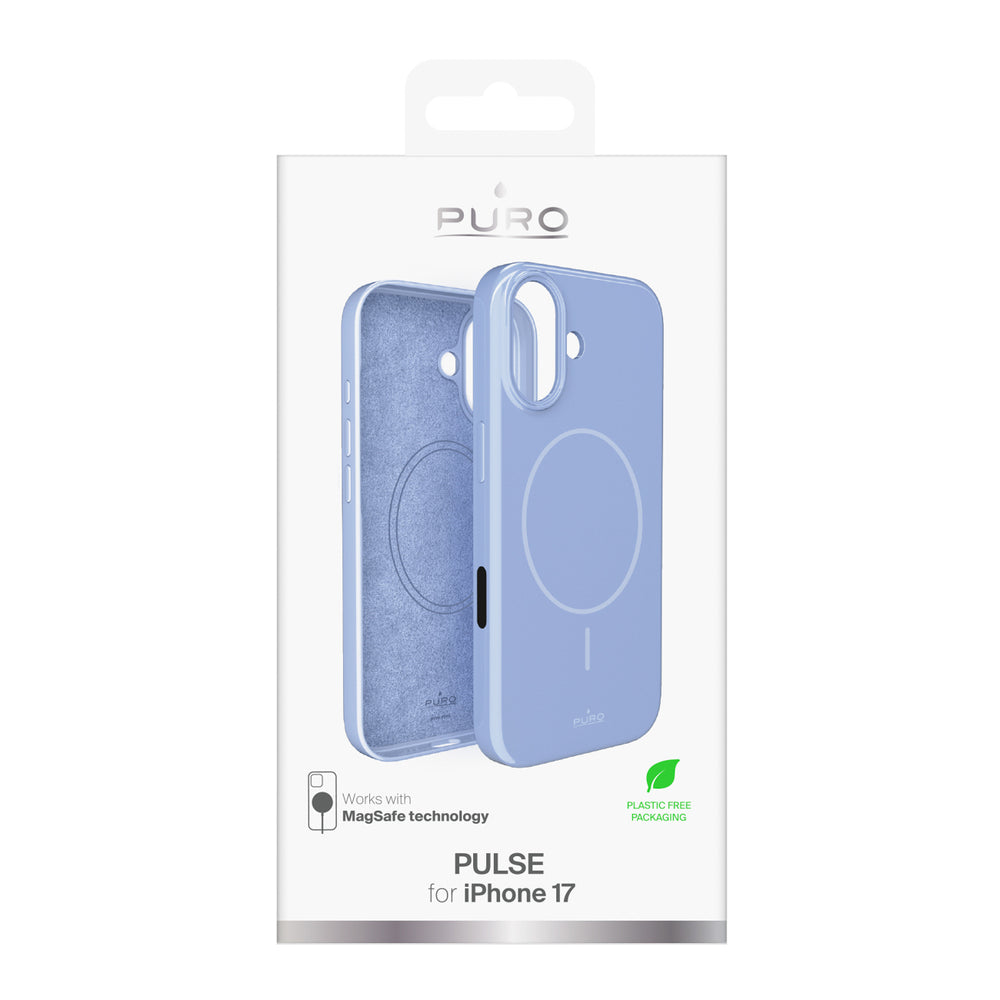 Puro Pulse iPhone 17 polycarbonate protective case - blue_1