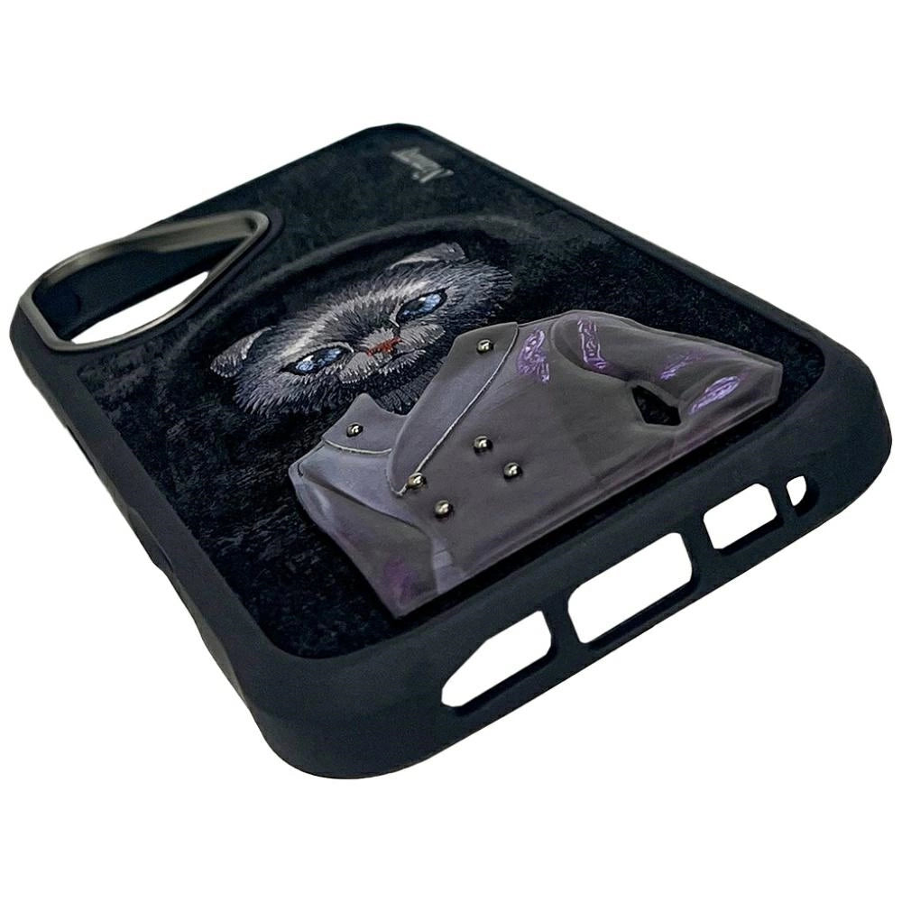 Nimmy Magnetic fashion cute pet MagSafe case for iPhone 16 - black_7