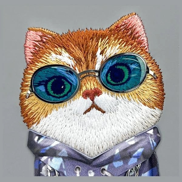 Nimmy Glasses Cool Cat iPhone 16 Case - Gray_8