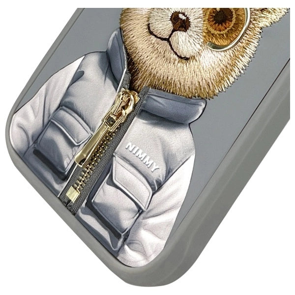Nimmy Cool&Cute 2.0 Bear Case for iPhone 16 Pro Max - Gray_3