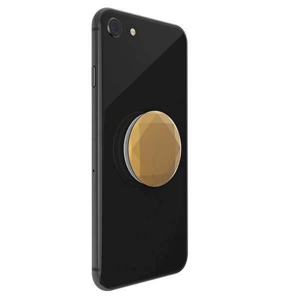 Popsockets 2 Metallic Diamond MedallionGold Phone Holder and Stand_3