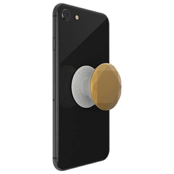 Popsockets 2 Metallic Diamond MedallionGold Phone Holder and Stand_4