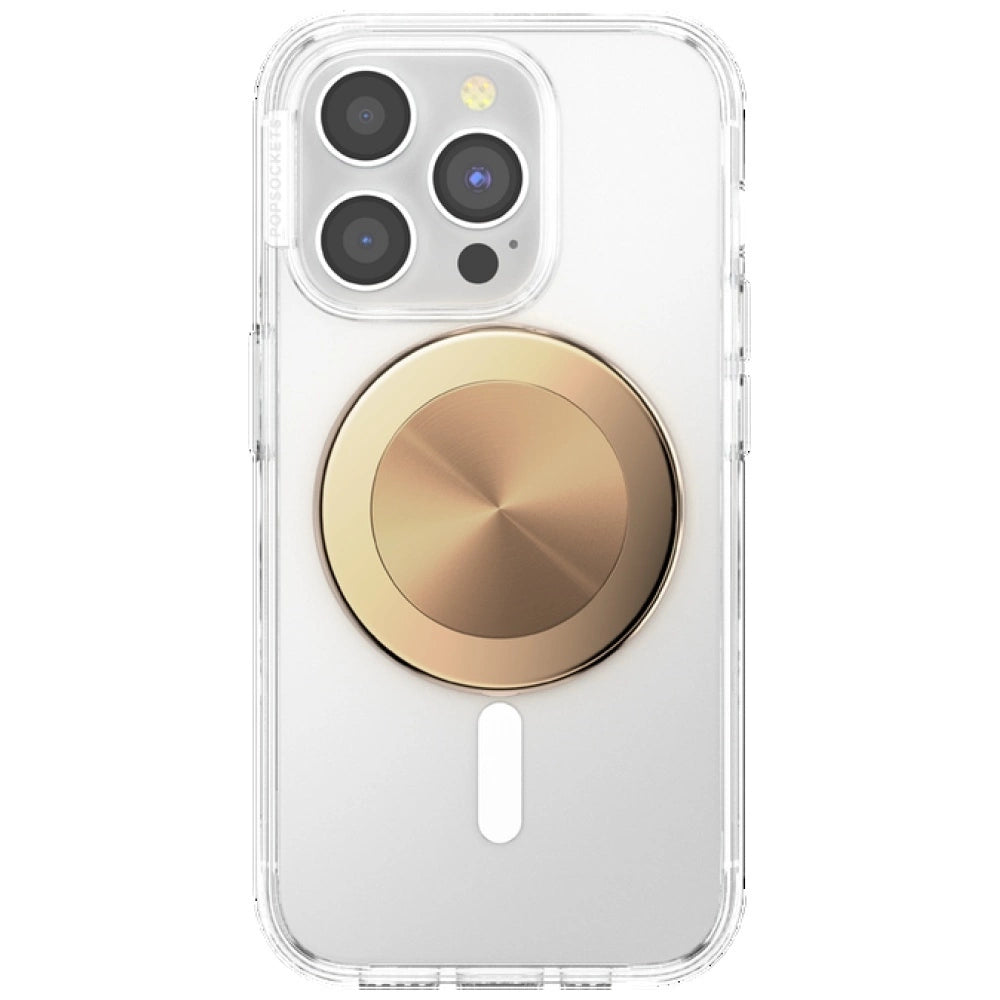 Popsockets Round Radial Gold Aluminum MagSafe Holder and Phone Stand_4