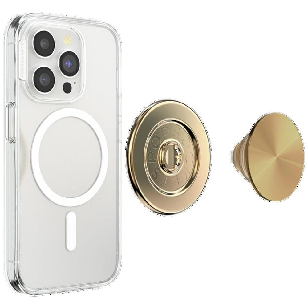 Popsockets Round Radial Gold Aluminum MagSafe Holder and Phone Stand_6