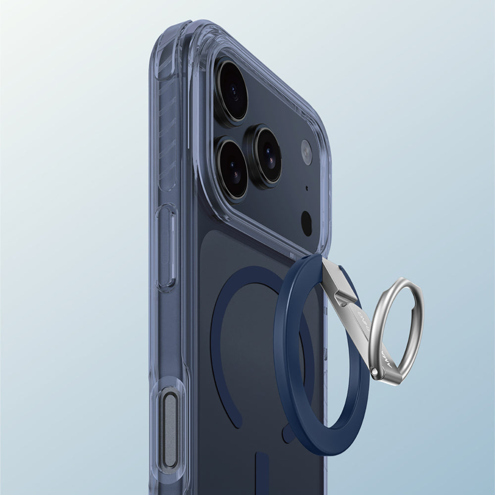 AmazingThing Titan Pro Grip Ring Set Case for iPhone 17 Pro Max Compatible with MagSafe - Blue_6