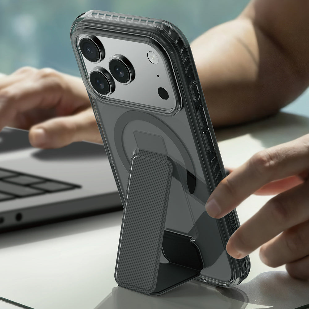 AmazingThing Titan Pro Holder Case for iPhone 17 Pro Max Compatible with MagSafe - Black_6