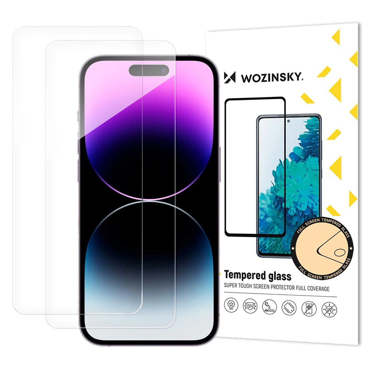 Wozinsky Tempered Glass 2-Pack for iPhone 17/16 Pro_0