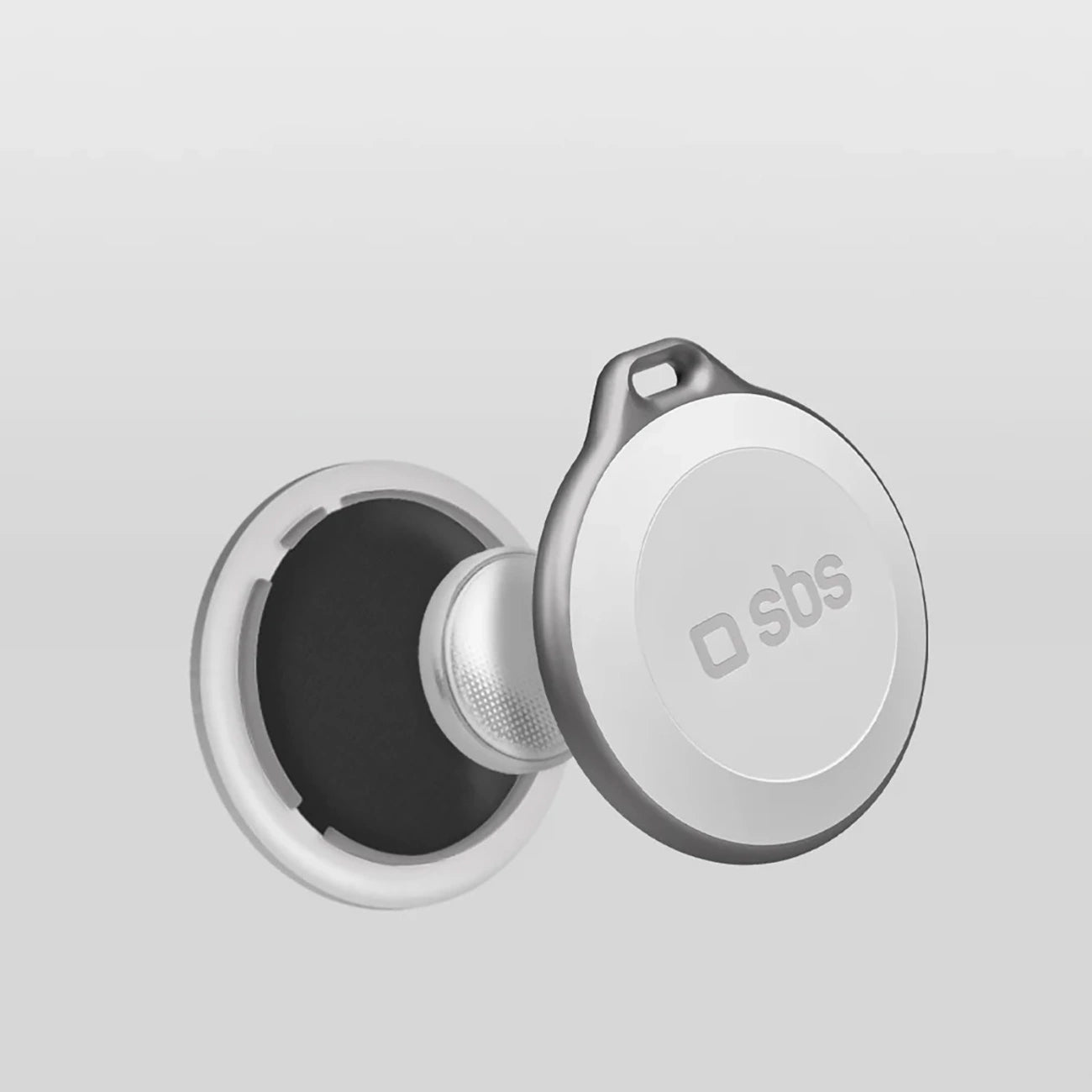 SBS Track My Circle Waterproof IP65 Locator Compatible with Apple Find My - White_4