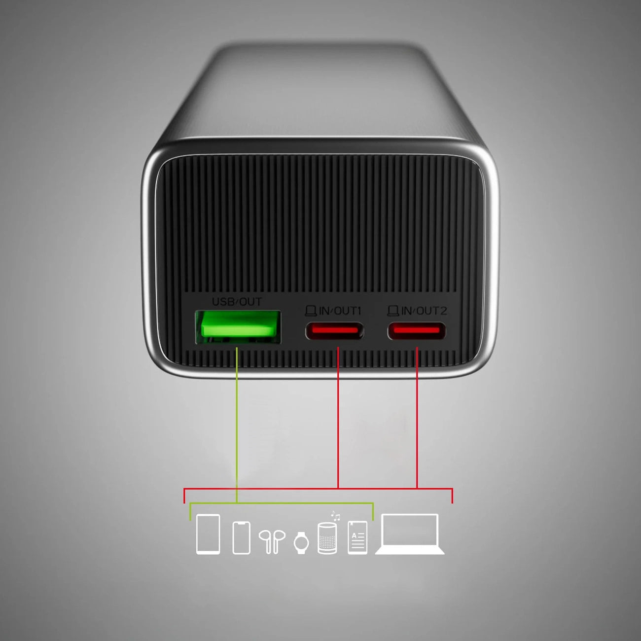 Powerbank SBS 10000mAh PD 35W with LCD display - gray_3