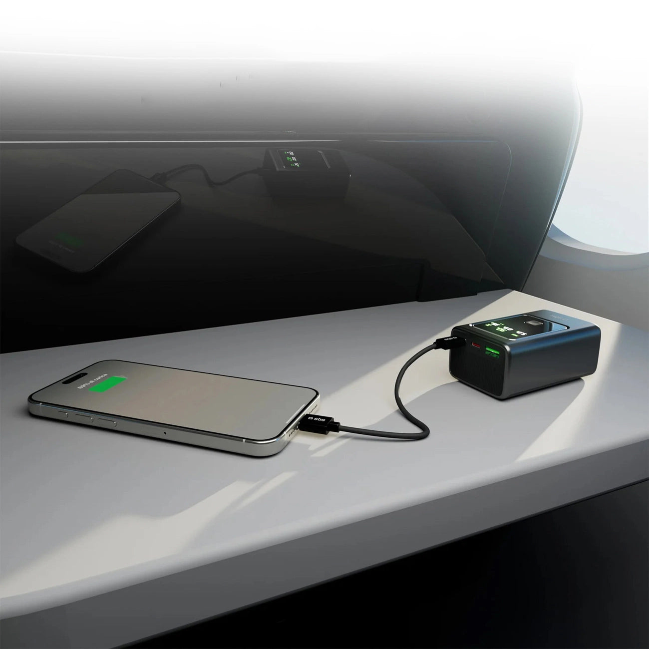 Powerbank SBS 10000mAh PD 35W with LCD display - gray_8