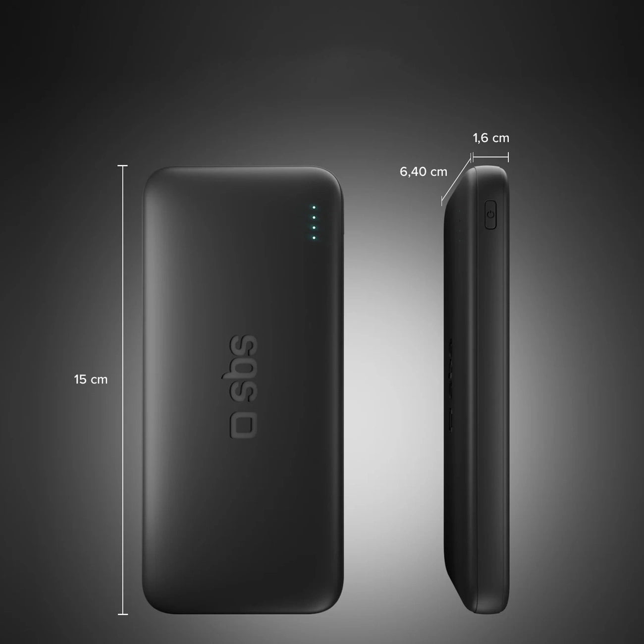 SBS Infinity Power Bank 10000mAh 10W LiFePo₄ USB-A USB-C - Black_7