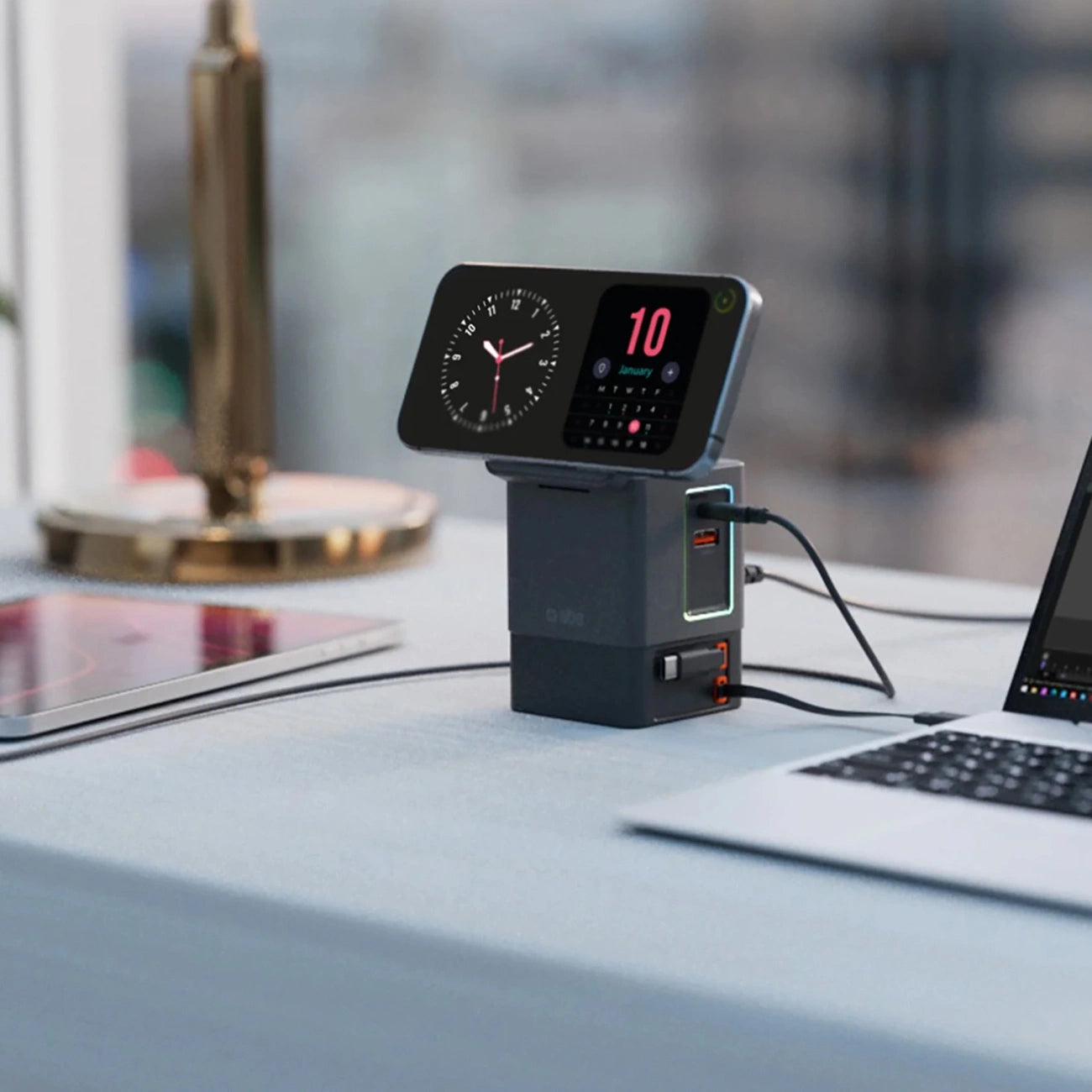 SBS Power Dock 6-in-1 with MagSafe, Stand, and USB-C Cables 65W – Black_9