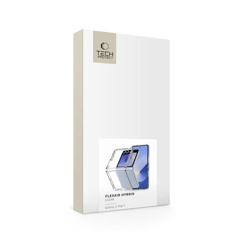 Tech-Protect FlexAir Hybrid Case for Samsung Galaxy Z Flip 7 - Transparent_3