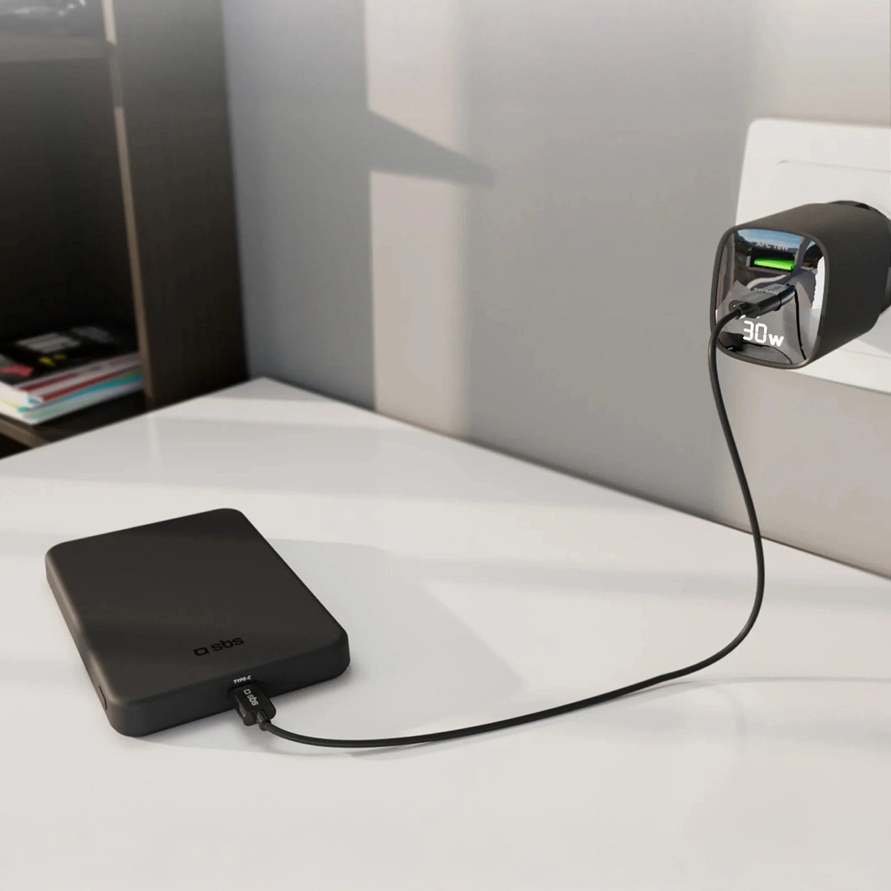 SBS Mag Power Qi2 5000 mAh Powerbank Compatible with MagSafe - Black_6