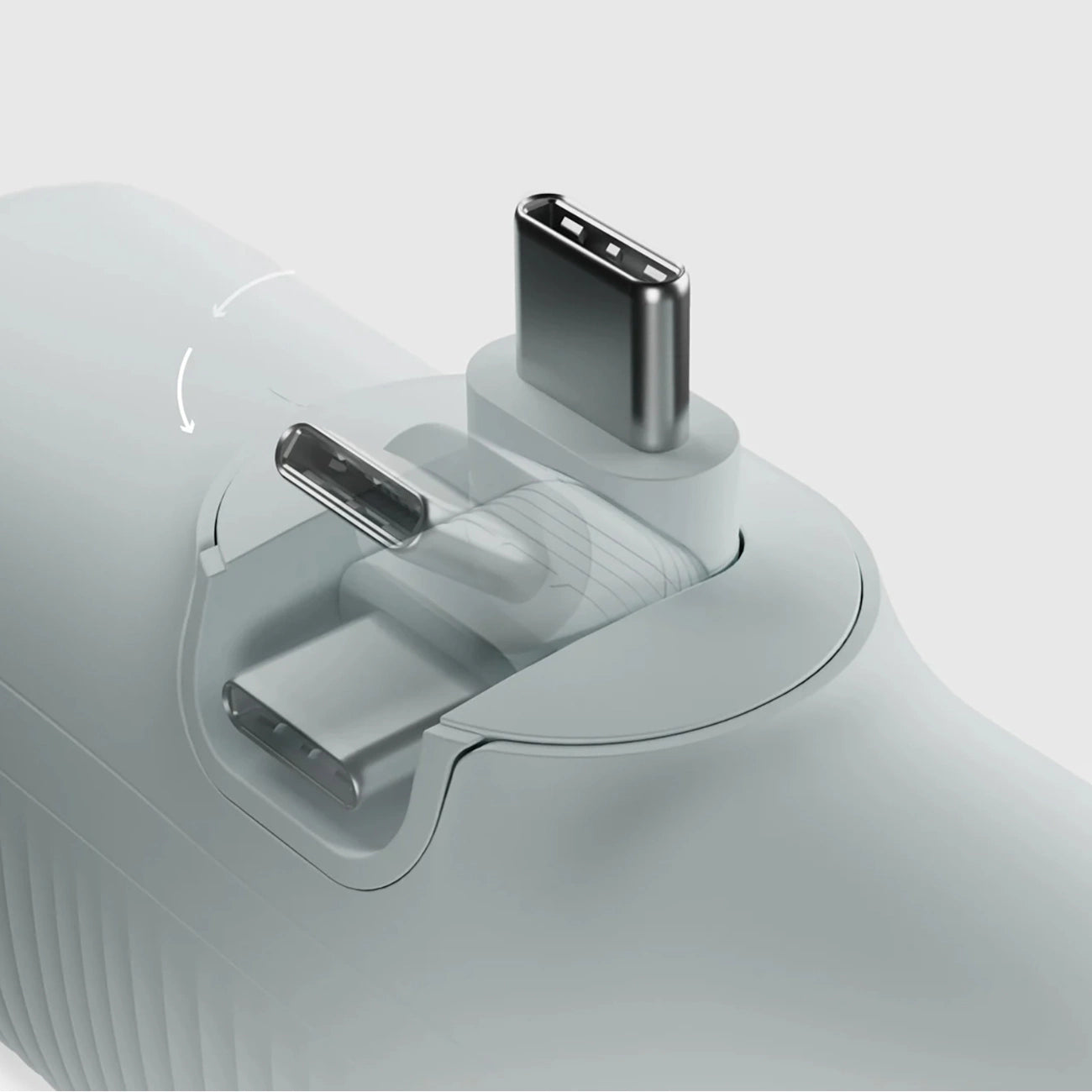 SBS EcoPower 5000 mAh 10W Powerbank with Built-in USB-C Port - Gray_3