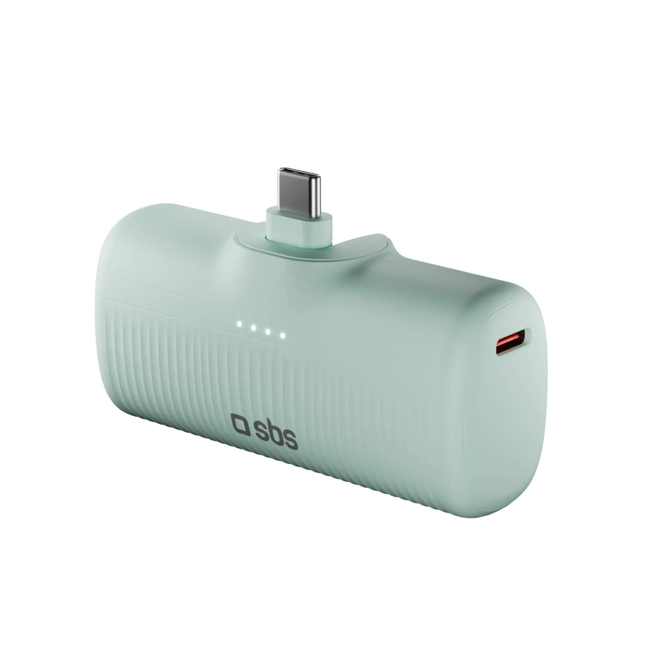 SBS EcoPower 5000 mAh 10W Powerbank with Built-in USB-C Port - Green_0