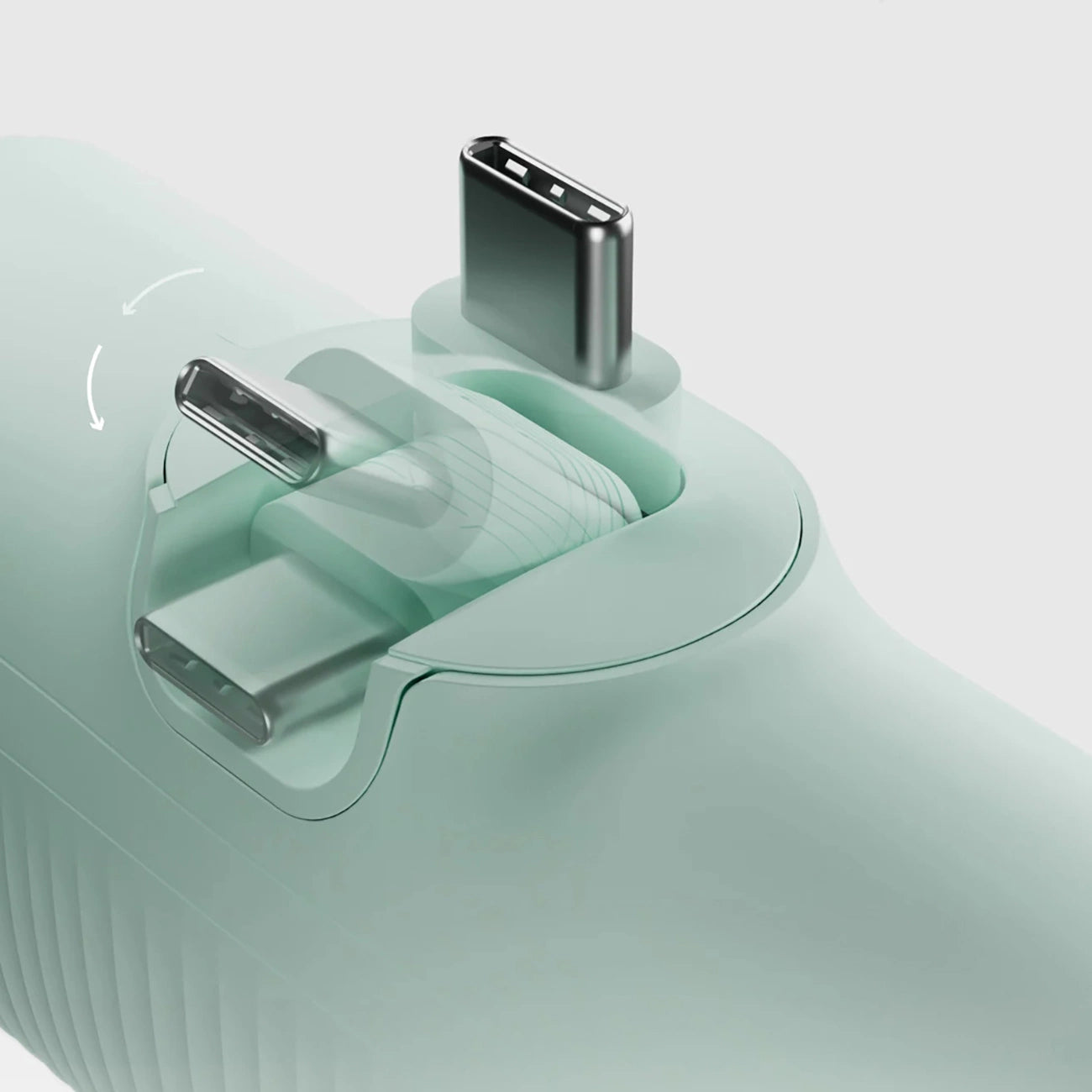 SBS EcoPower 5000 mAh 10W Powerbank with Built-in USB-C Port - Green_3