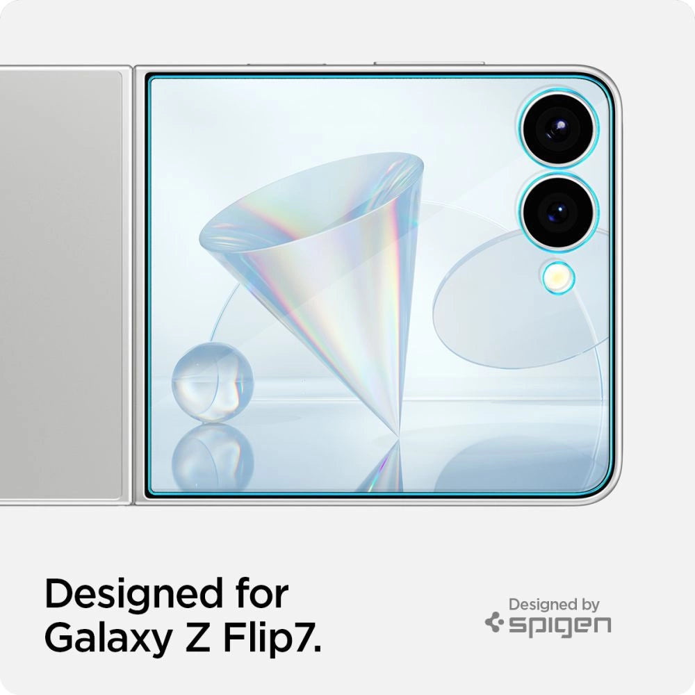 Spigen Glas.TR EZ Fit HD Tempered Glass Screen Protector for Samsung Galaxy Z Flip 7 - Transparent_9