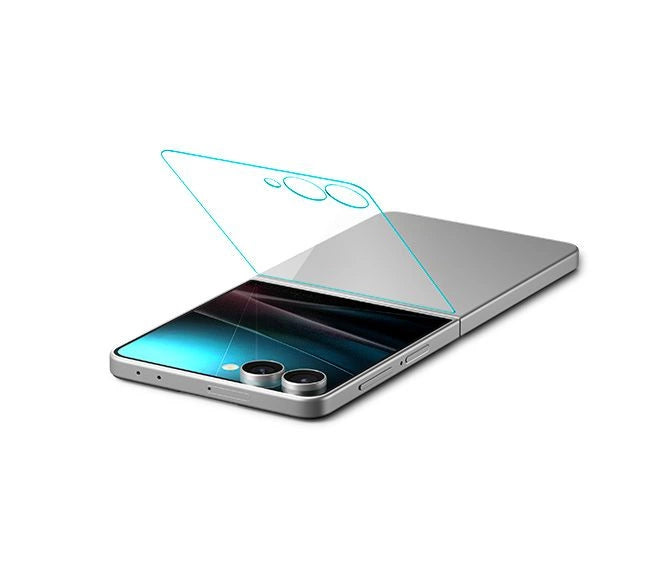 Spigen Glas.TR EZ Fit HD Tempered Glass Screen Protector for Samsung Galaxy Z Flip 7 - Transparent_4
