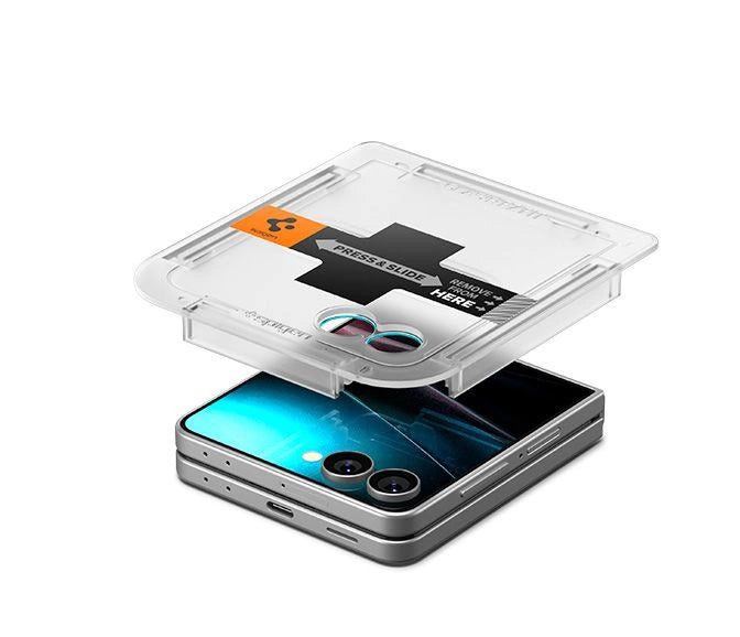 Spigen Glas.TR EZ Fit HD Tempered Glass Screen Protector for Samsung Galaxy Z Flip 7 - Transparent_8