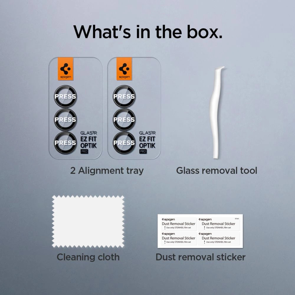 Spigen Optik Pro HD Glas.TR EZ Fit 2-pack Camera Protector for Samsung Galaxy Z Fold 7 - Black_10