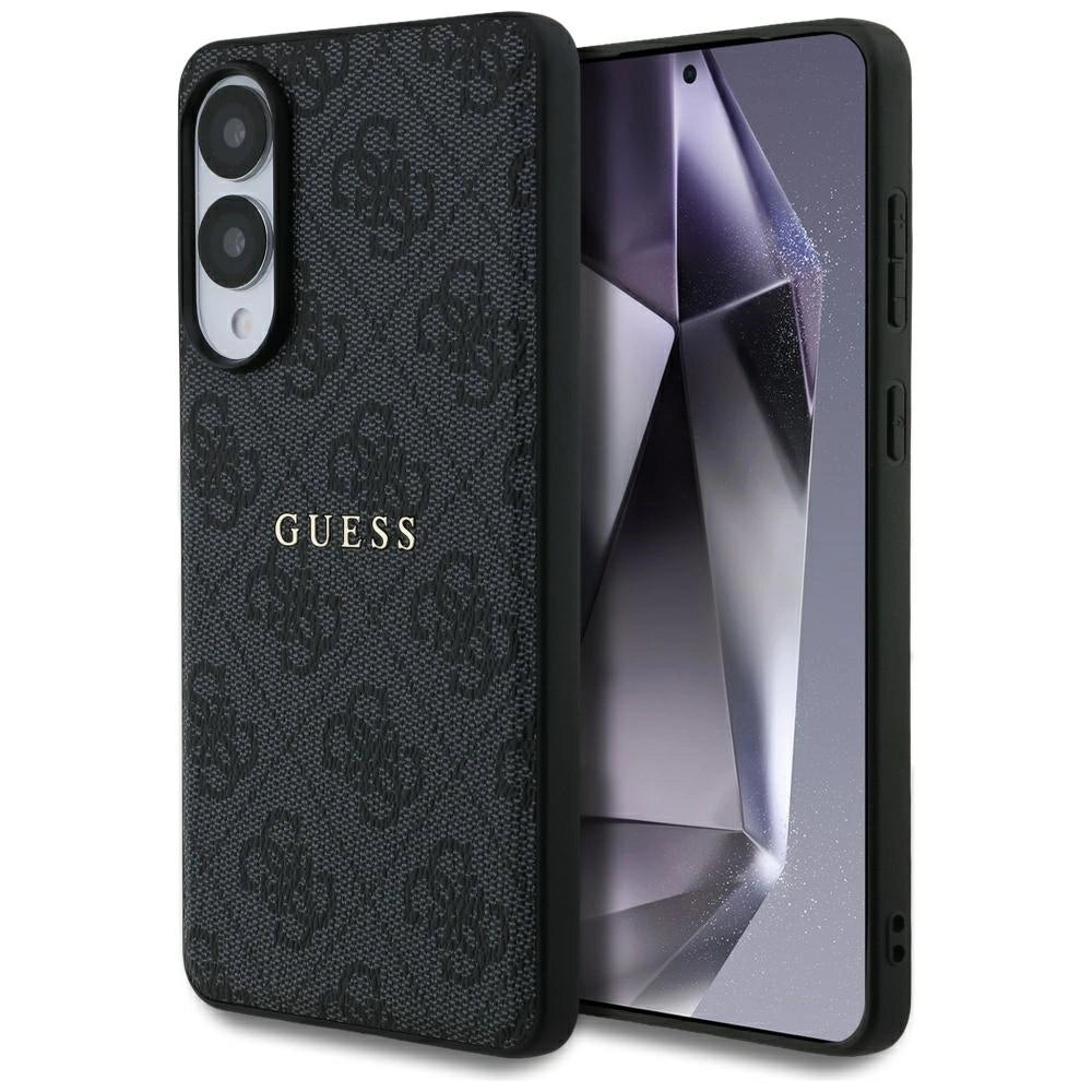 Guess 4G Ring Classic Logo MagSafe Case for Samsung Galaxy S25 Edge - Black_0
