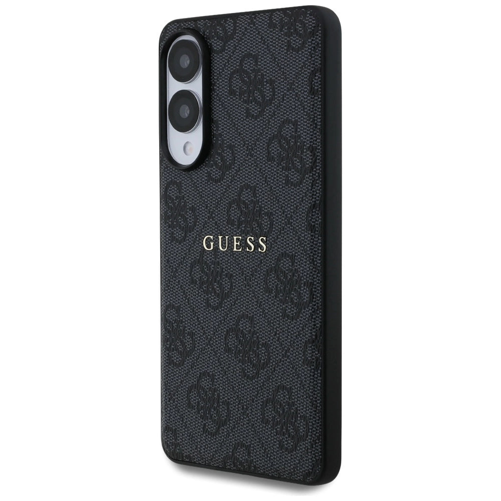 Guess 4G Ring Classic Logo MagSafe Case for Samsung Galaxy S25 Edge - Black_1