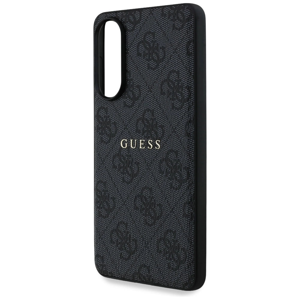 Guess 4G Ring Classic Logo MagSafe Case for Samsung Galaxy S25 Edge - Black_5