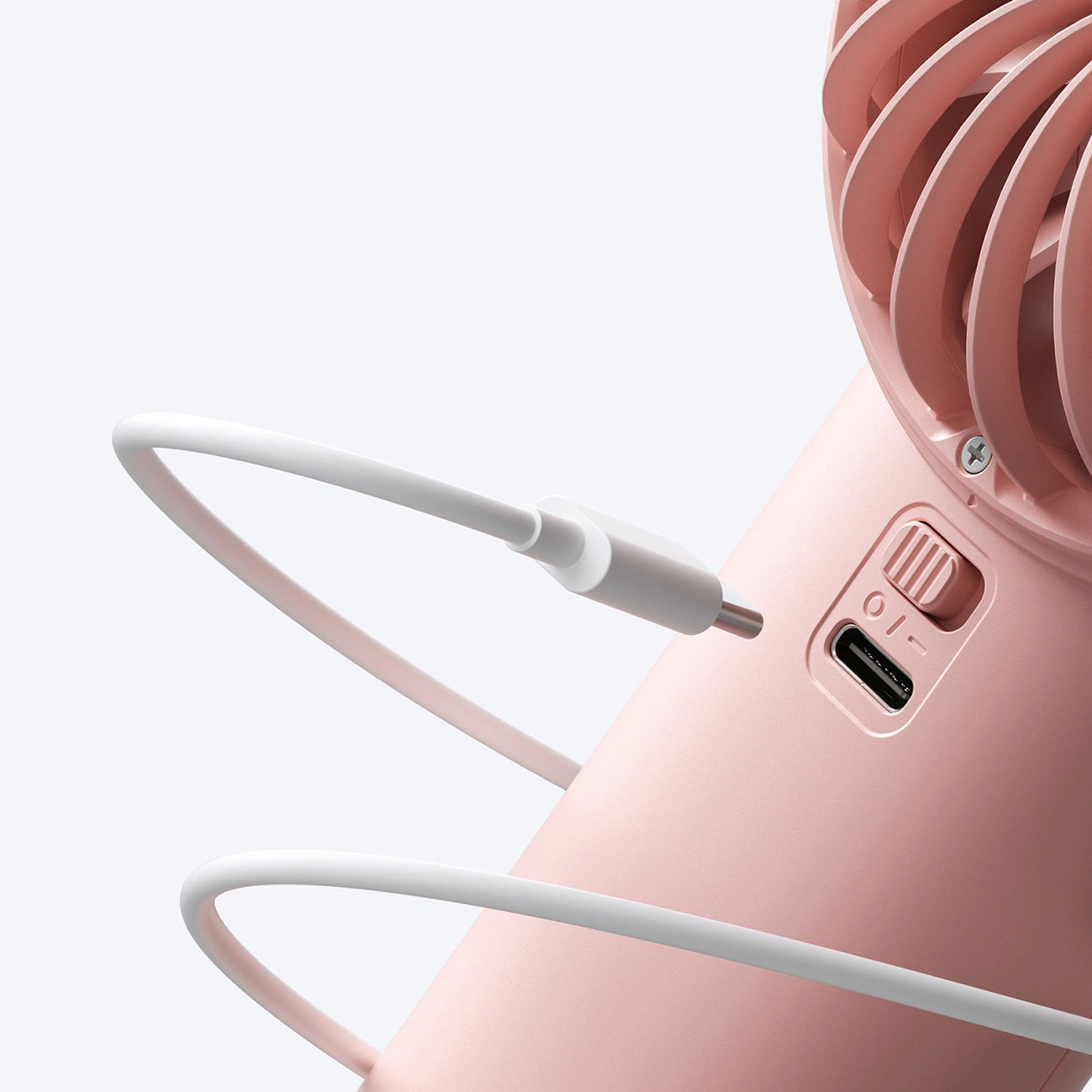 Jisulife Handheld Fan Life4 5000mAh Portable USB Fan - Pink_7