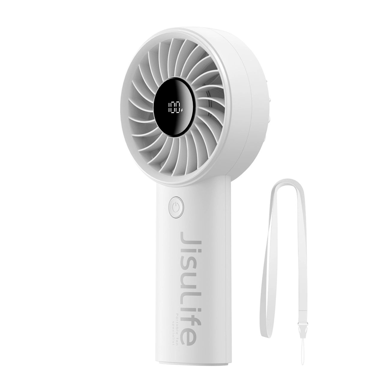 Jisulife Handheld Fan Life4 5000mAh Portable USB Fan - Gray_0