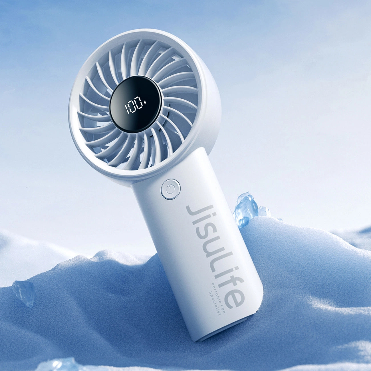 Jisulife Handheld Fan Life4 5000mAh Portable USB Fan - Gray_2