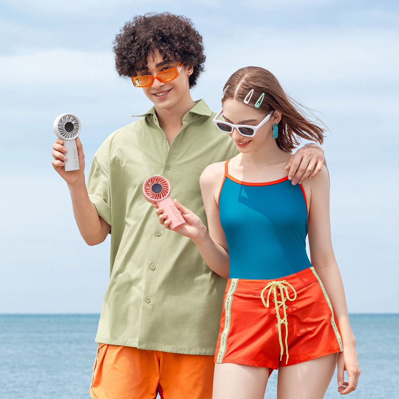 Jisulife Handheld Fan Life4 5000mAh Portable USB Fan - Gray_8