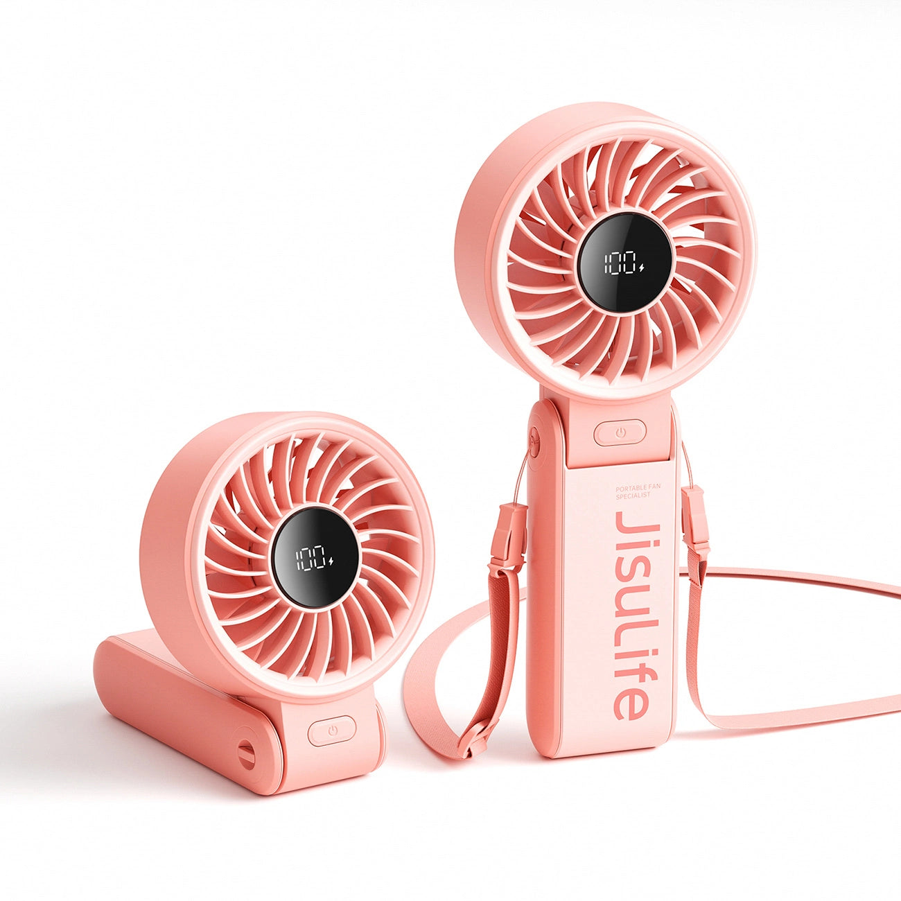 Jisulife Handheld Fan Life7 3600mAh Portable USB Fan - Pink_1