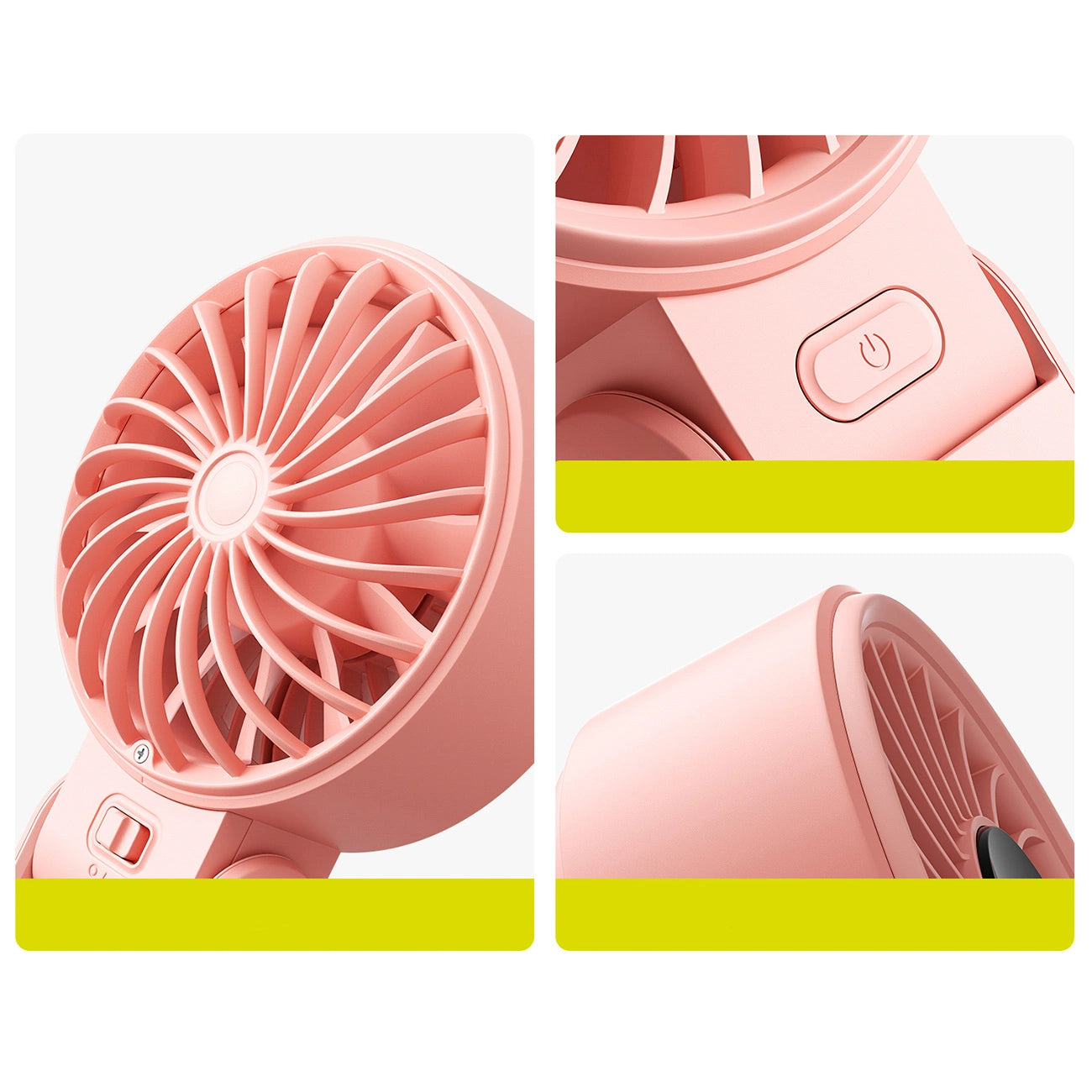 Jisulife Handheld Fan Life7 3600mAh Portable USB Fan - Pink_6