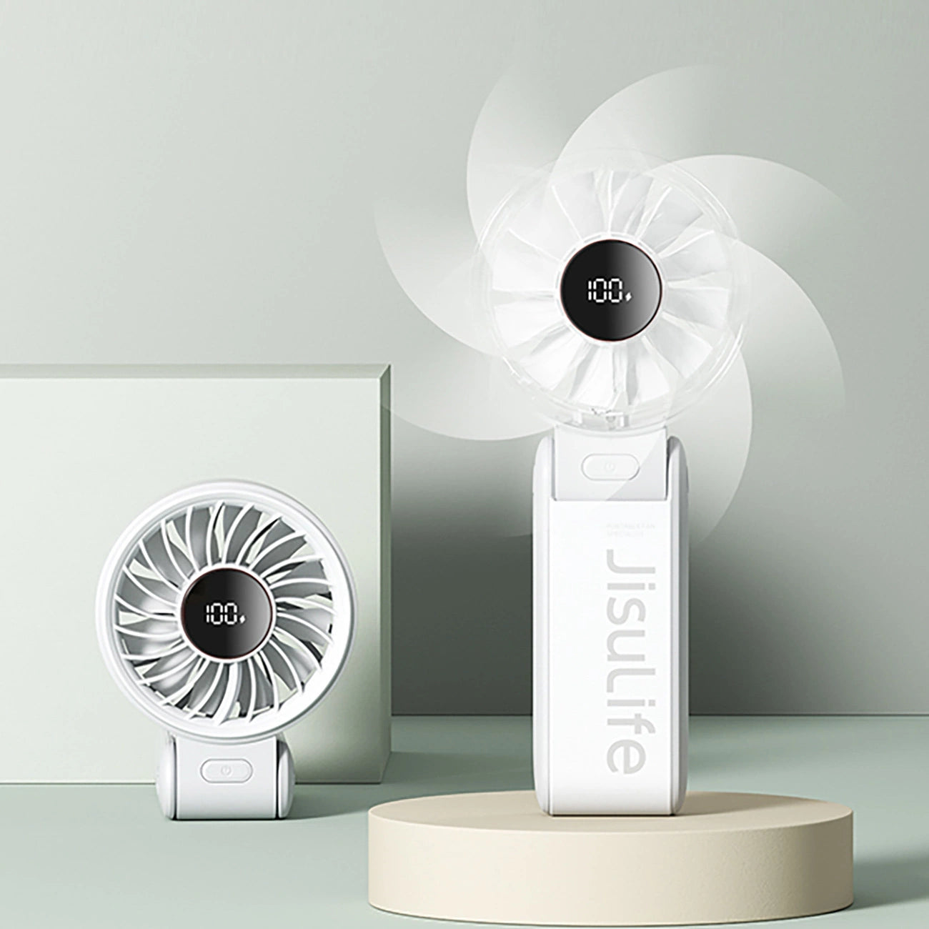 Jisulife Handheld Fan Life7 3600mAh Portable USB Fan - Gray_11