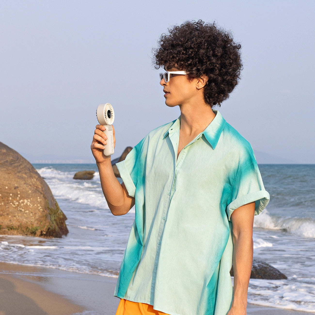 Jisulife Handheld Fan Life7 3600mAh Portable USB Fan - Gray_15