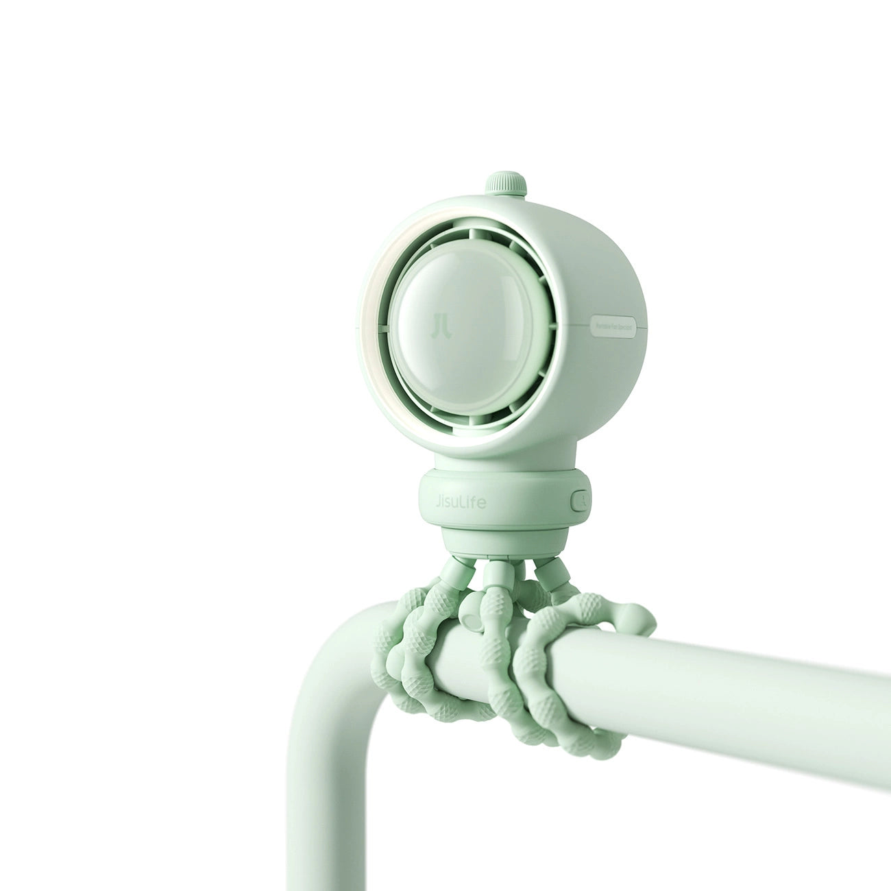 Jisulife Stroller Fan Life2S 5000mAh with Flexible Legs, Desk, Stroller, Filter - Green_7