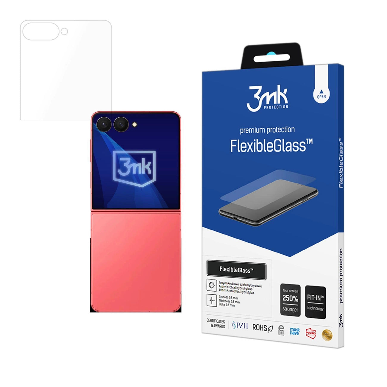 3mk FlexibleGlass hybrid glass for Samsung Galaxy Z Flip 7_0
