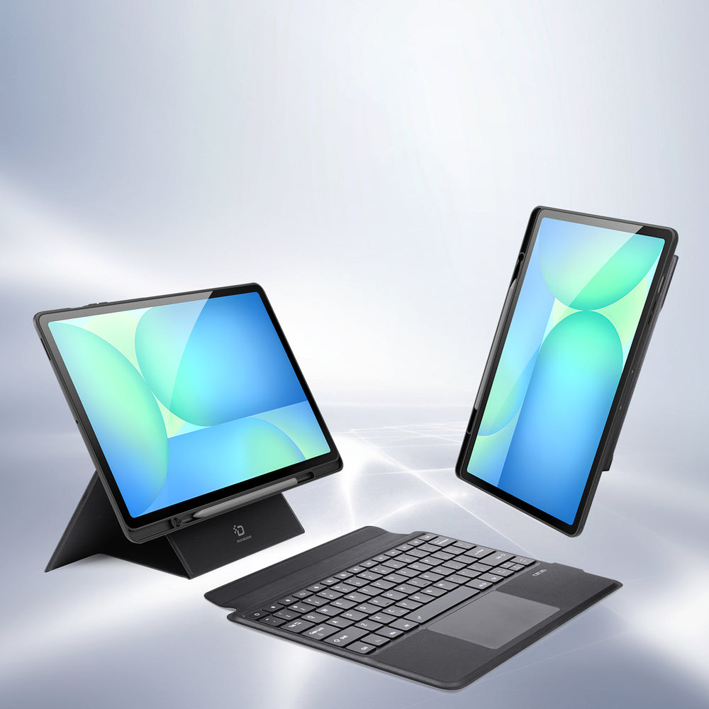 Etui z klawiaturą Dux Ducis (DK series) na Samsung Tab S10 FE+ (Plus) z podświetleniem - czarna_2