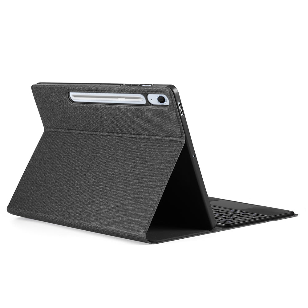 Etui z klawiaturą Dux Ducis (TK series) na Samsung Tab S10 FE+ (Plus) - czarne_1