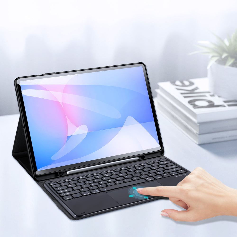 Etui z klawiaturą Dux Ducis (TK series) na Samsung Tab S10 FE+ (Plus) - czarne_5